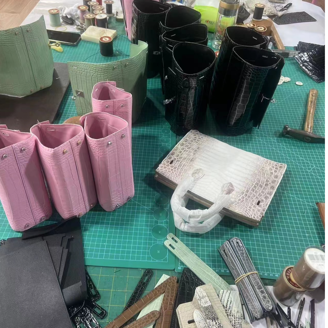 【BaosiDu私定】TH拼皮时装高品质真皮女包经典时尚轻奢款