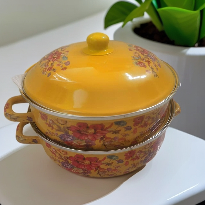 搪瓷双耳加厚拉面盆26CM