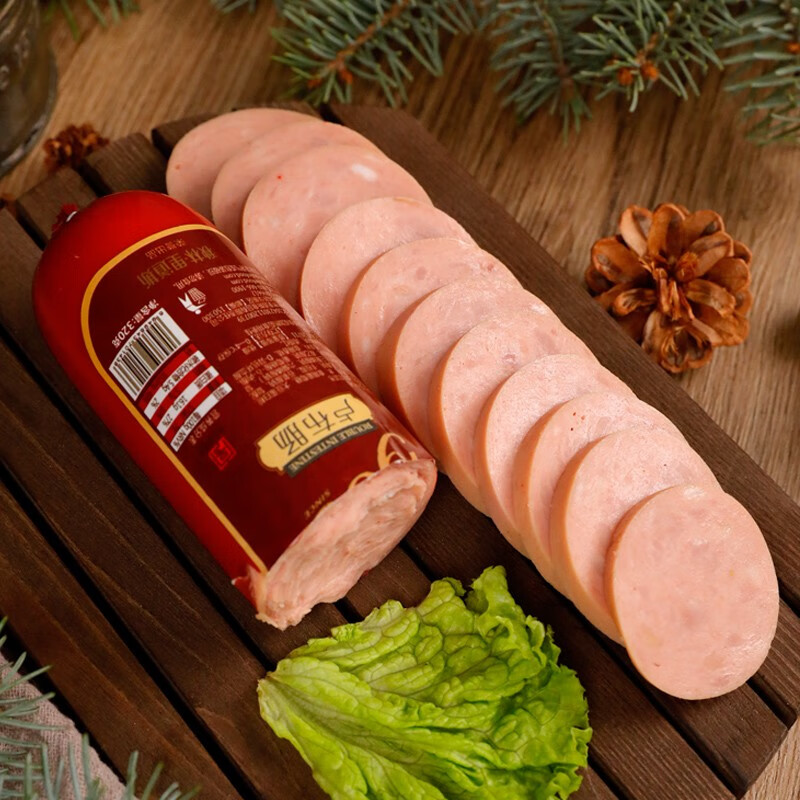 秋林·里道斯卢布肠320g一根正宗哈尔滨红肠熏煮香肠开袋即食