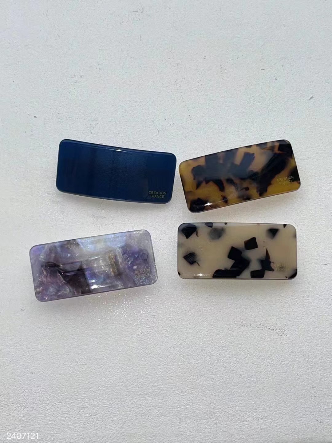 韩国正品代购 法式高级带标醋酸刘海弹簧夹边夹半扎NO退 发卡成人