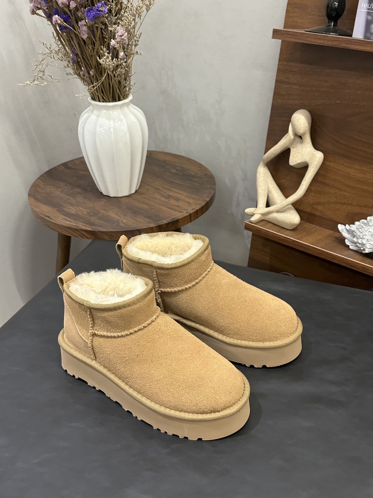 清！0微瑕孤品 桑坡羊皮毛一体雪地靴默认微瑕！！！801-1000福利款