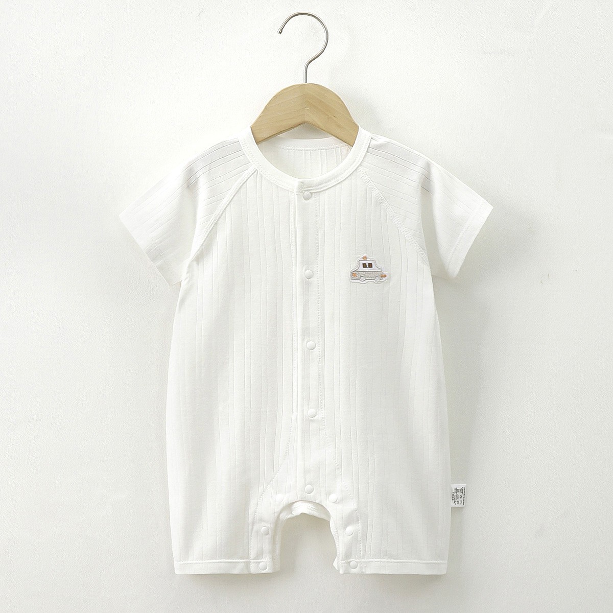 宝宝婴儿衣服夏季短袖连体衣婴幼儿薄款睡衣新生儿空调服包屁衣