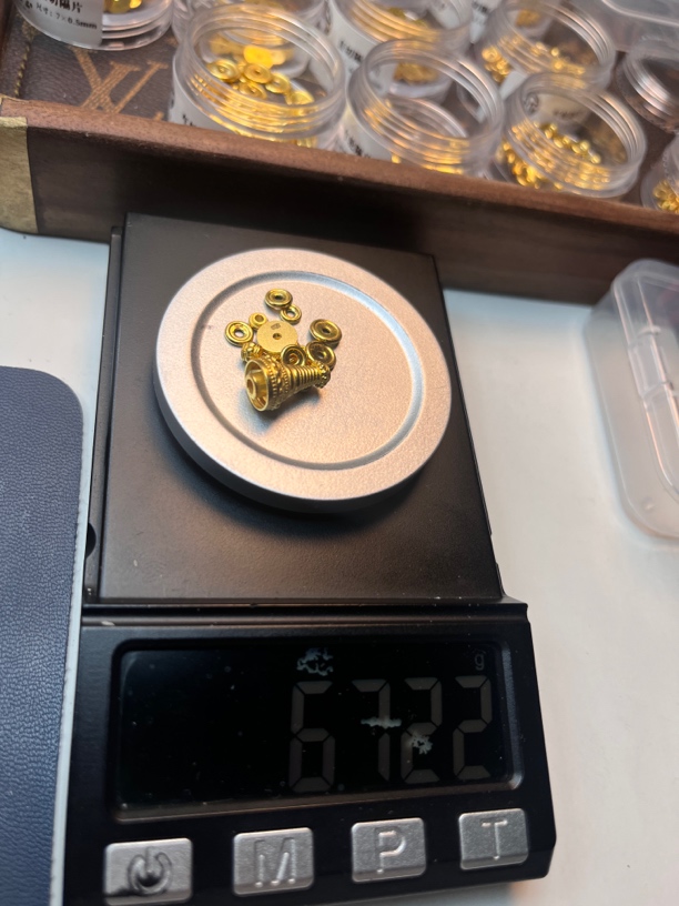 足金配饰8mm塔头等