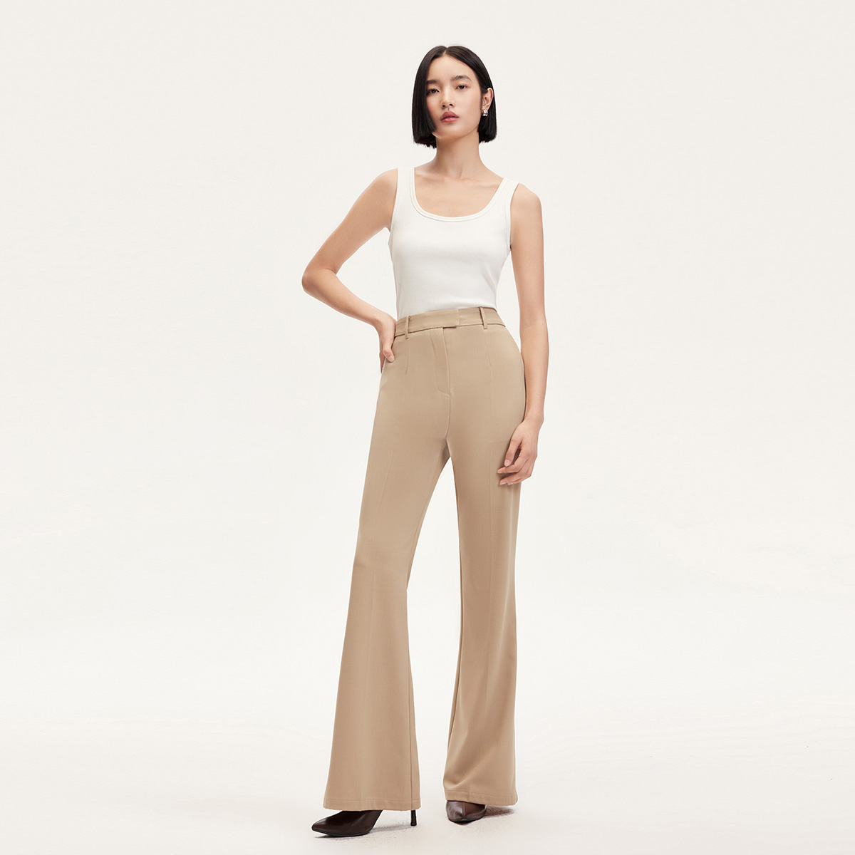 【达人推荐】Couture Made休闲裤微喇裤通勤通勤324439001