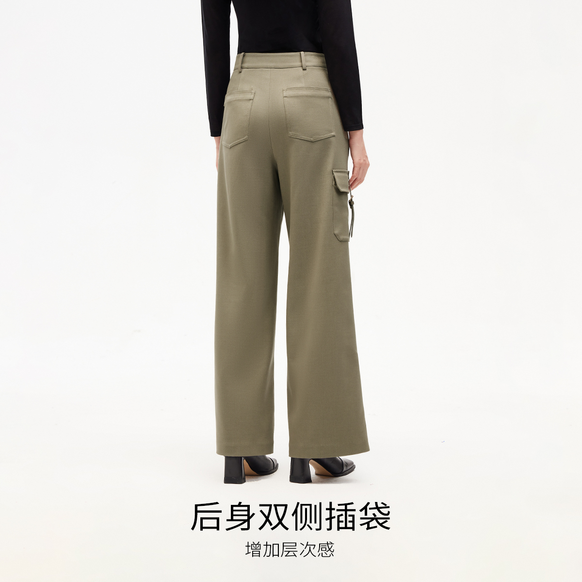 【达人推荐】Vero Moda休闲裤时尚休闲纯色宽松显瘦3243PL029