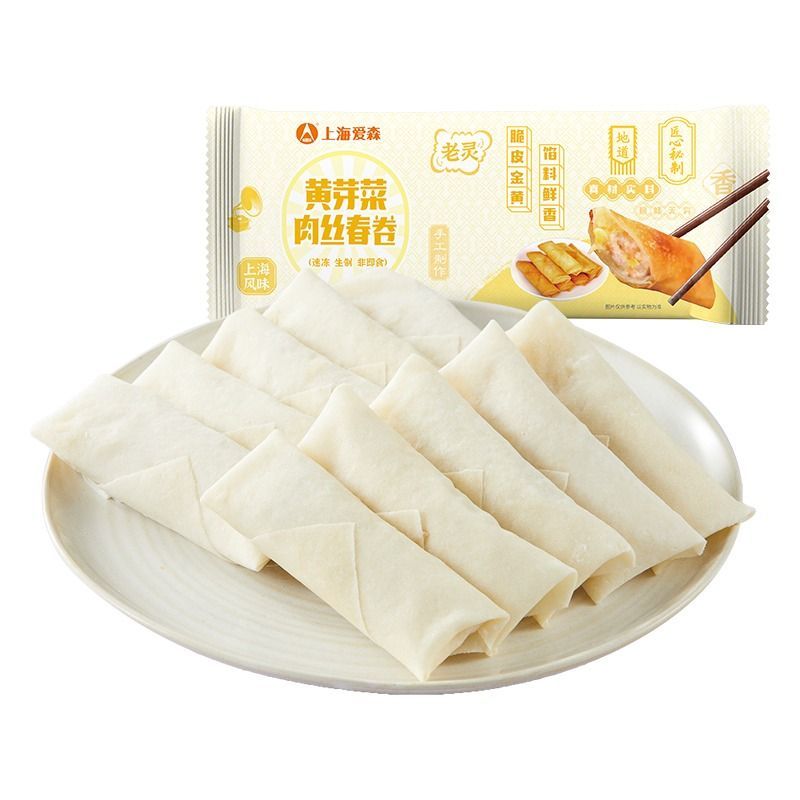 爱森 黄芽菜肉丝春卷 350g/盒