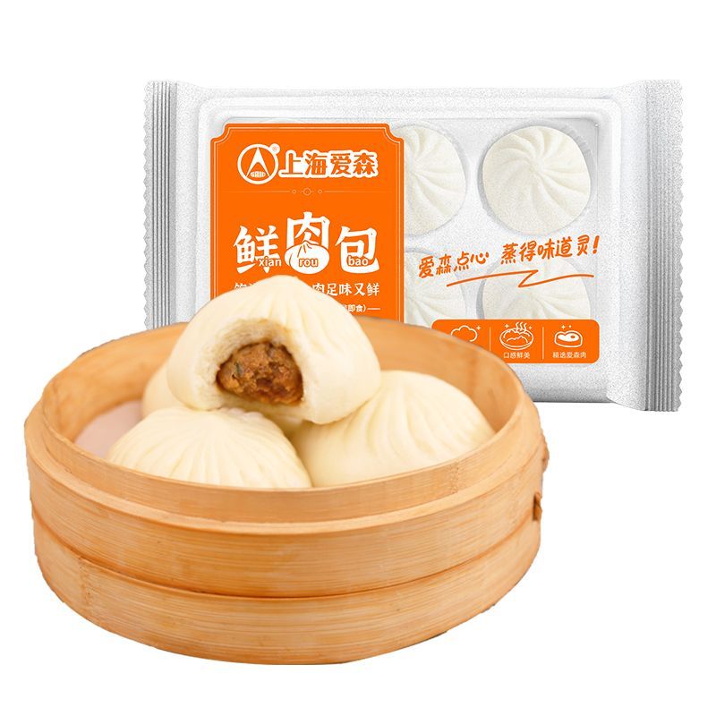 爱森鲜肉包子480g/袋(6只)