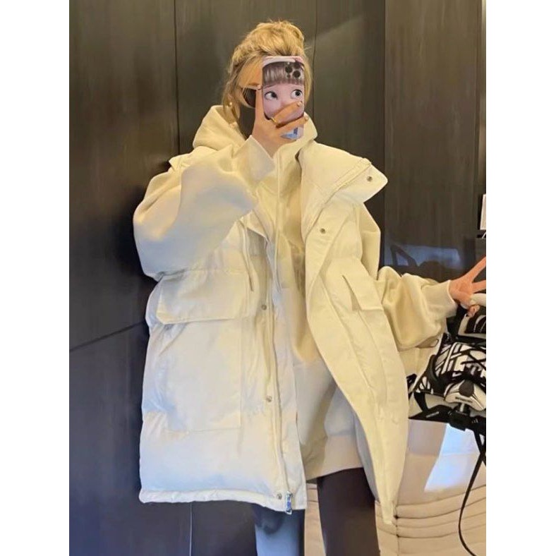 新款2023羽绒服立领羽绒马甲女新款欧版秋冬加厚马夹外套百搭背心