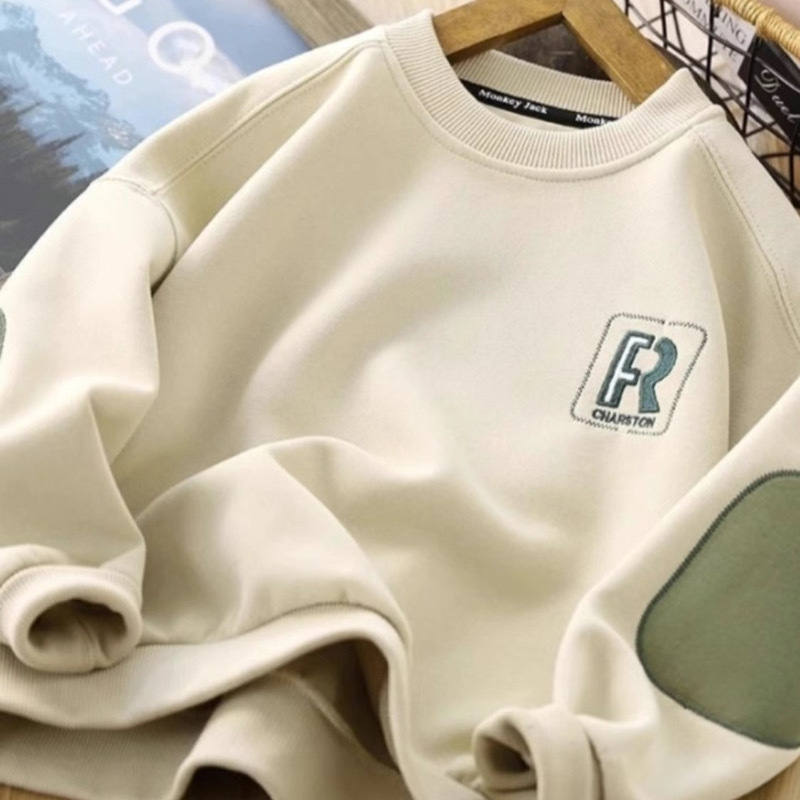 Y男童炸街卫衣秋冬款童装2023新款儿童休闲打底衫一体绒男孩上衣