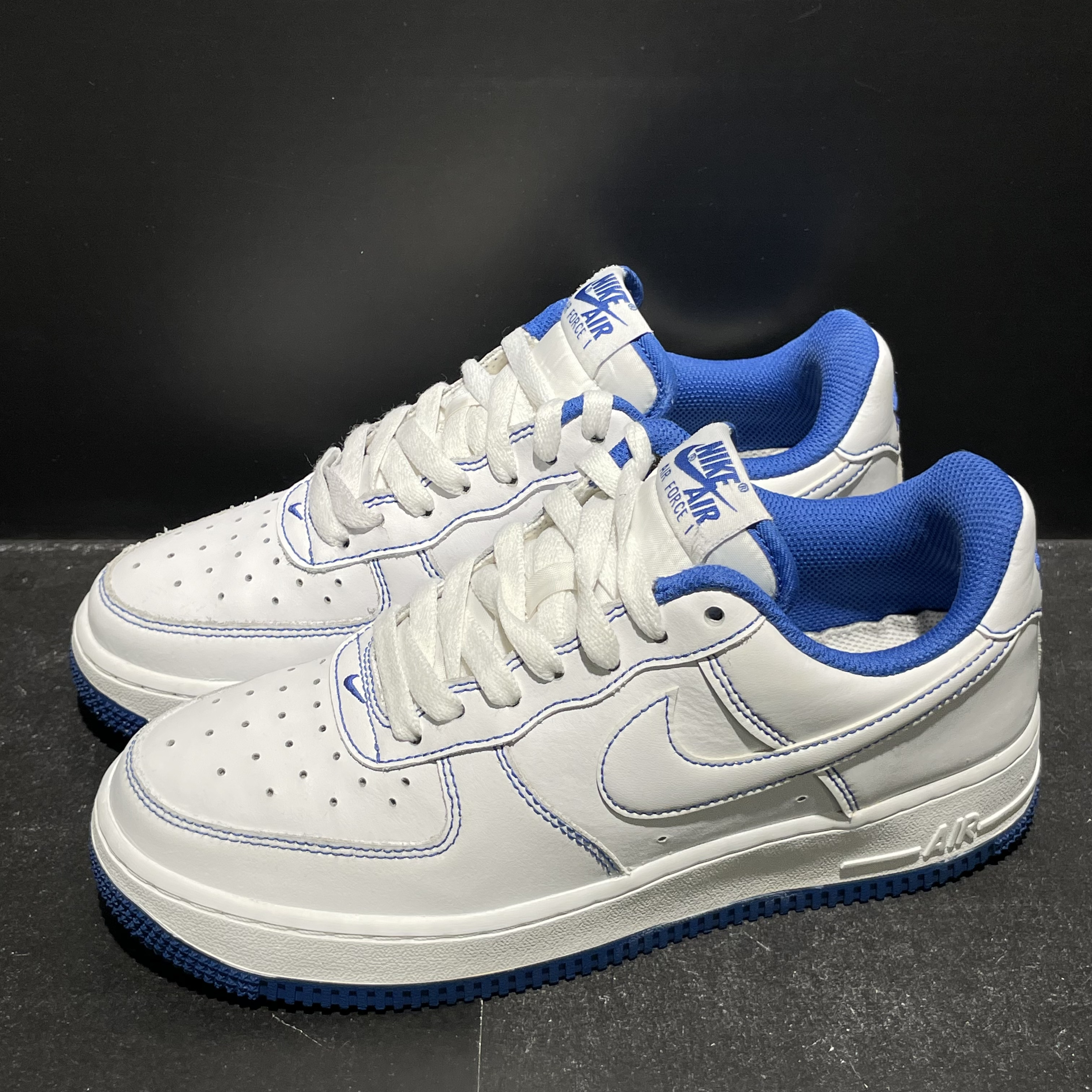 39码245内长｜正品9新 nike af1 空军一号 板鞋 白蓝