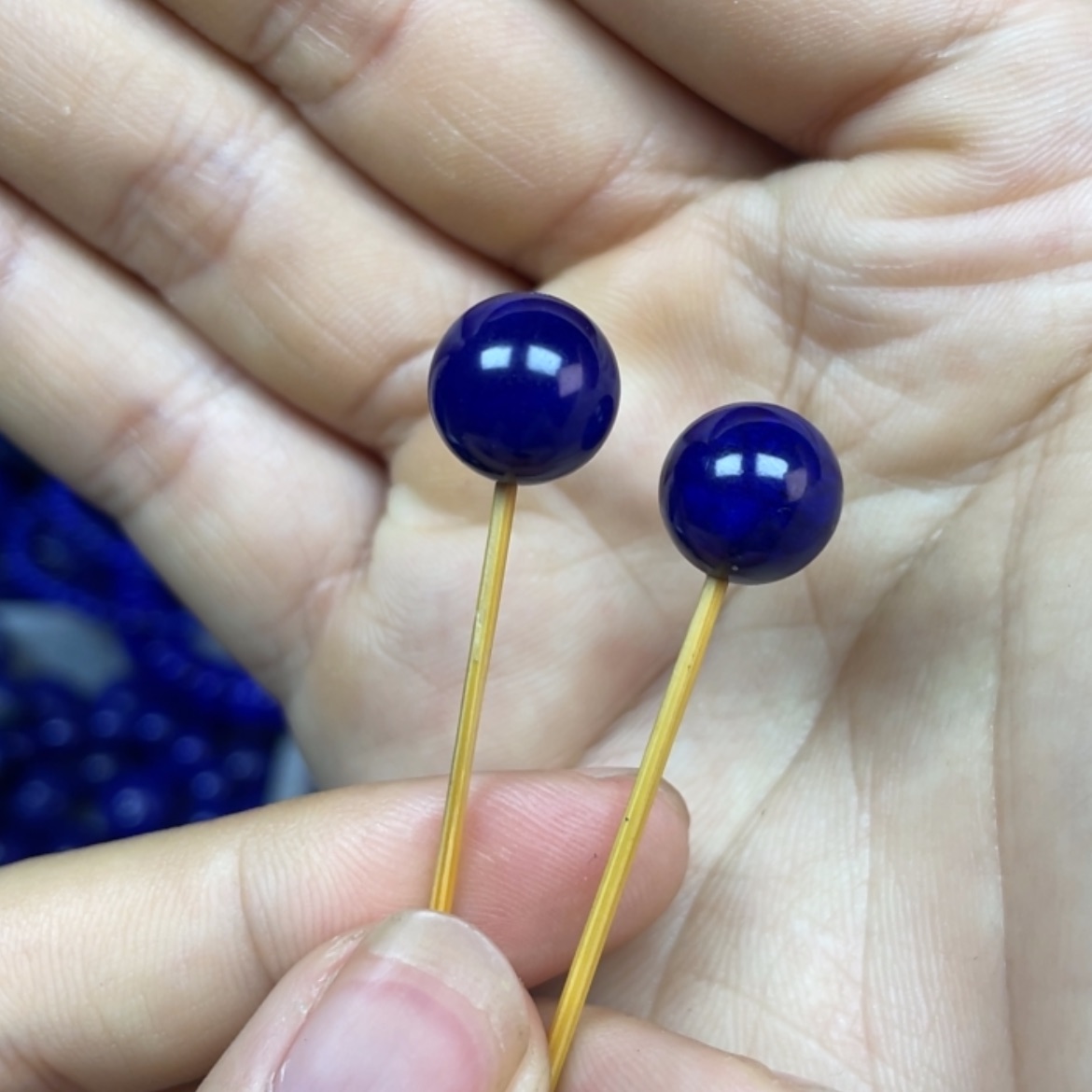 【闪购商品】青金石单珠未镶嵌