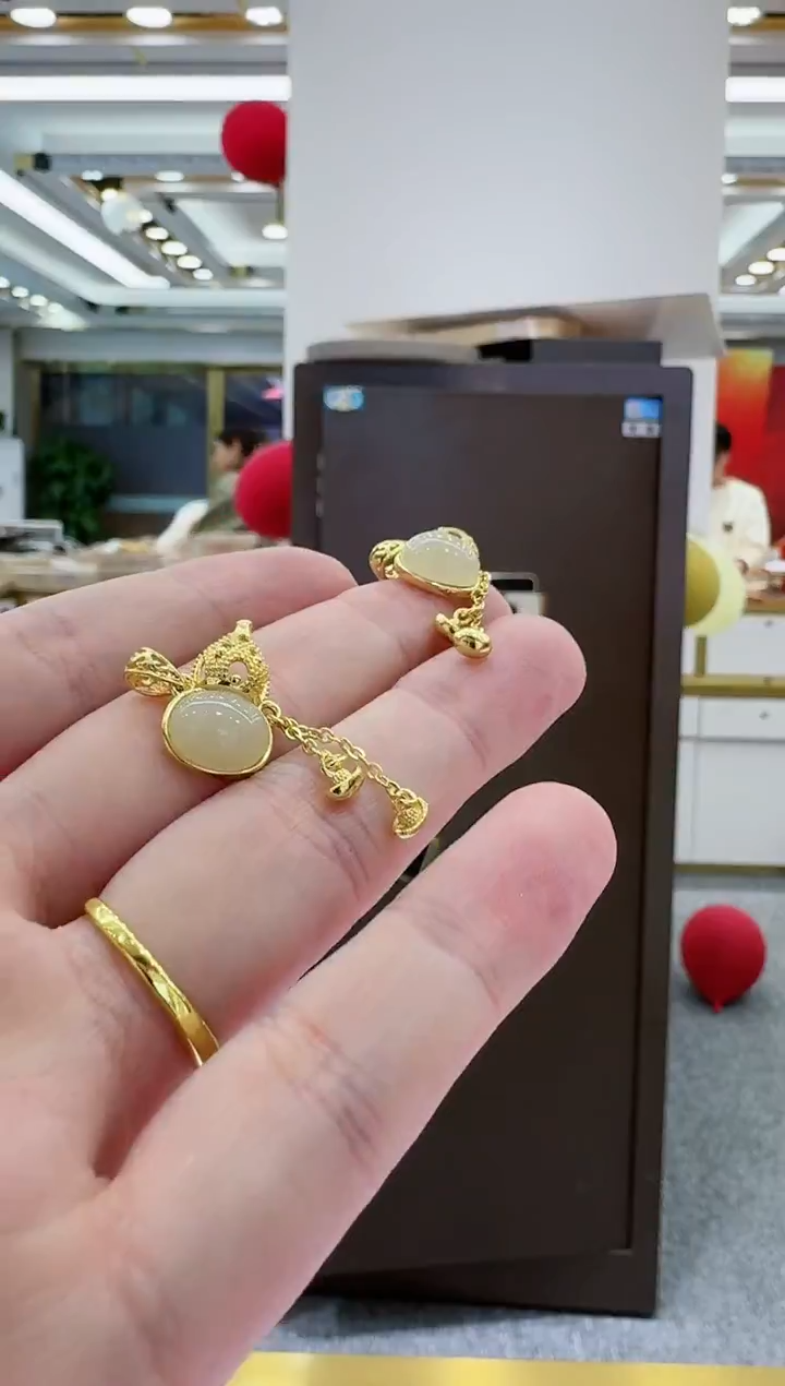 【闪购商品】和田玉吊坠未镶嵌葫芦吊坠赠皮绳