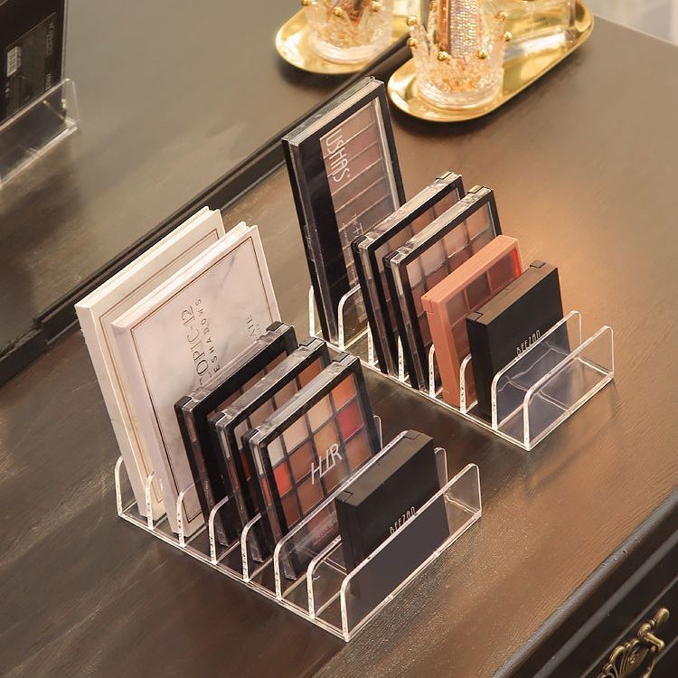透明分隔眼影盘吧唧周边粉饼手机书本收纳桌面梳妆台抽屉宿舍C44