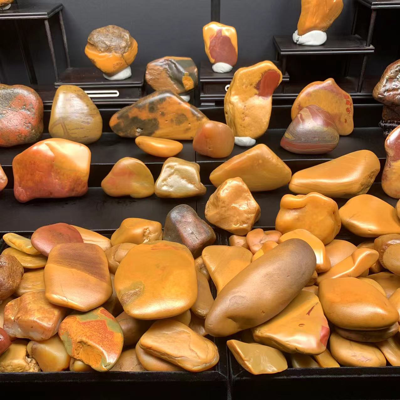 黄蜡石原石原料观赏石黄蜡石原石