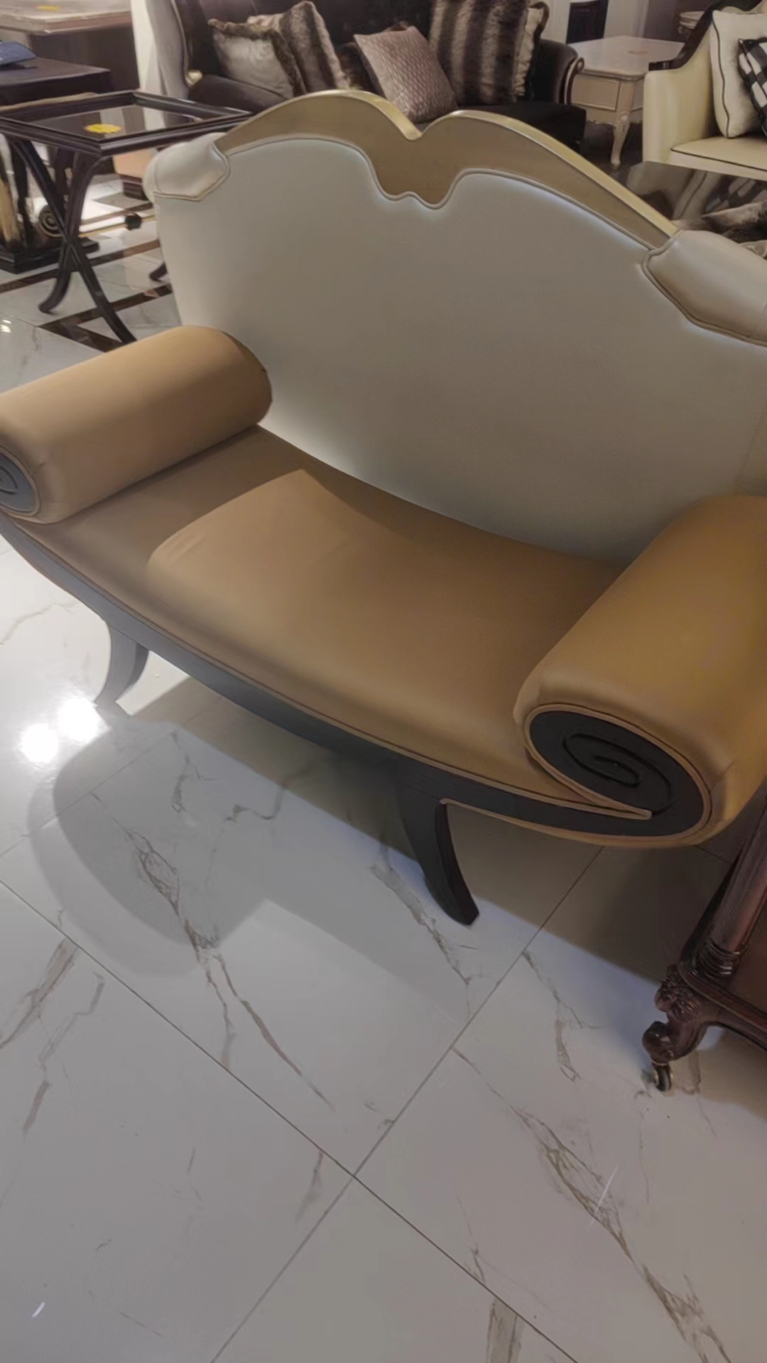 鸳鸯多用途床尾凳