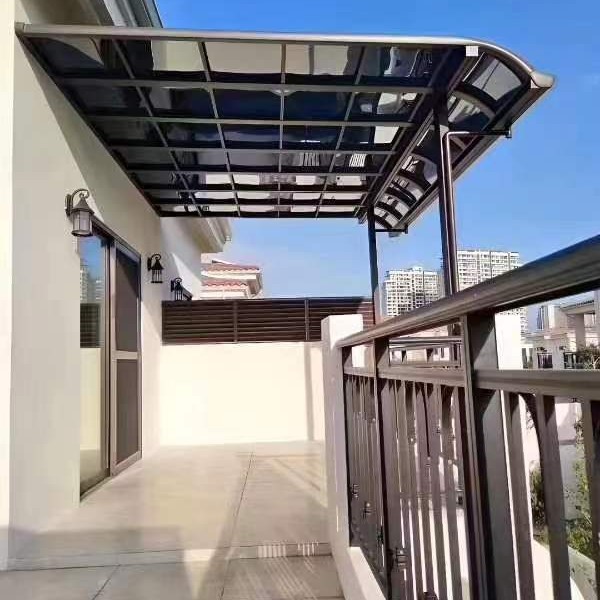 户外铝合金耐力板车棚