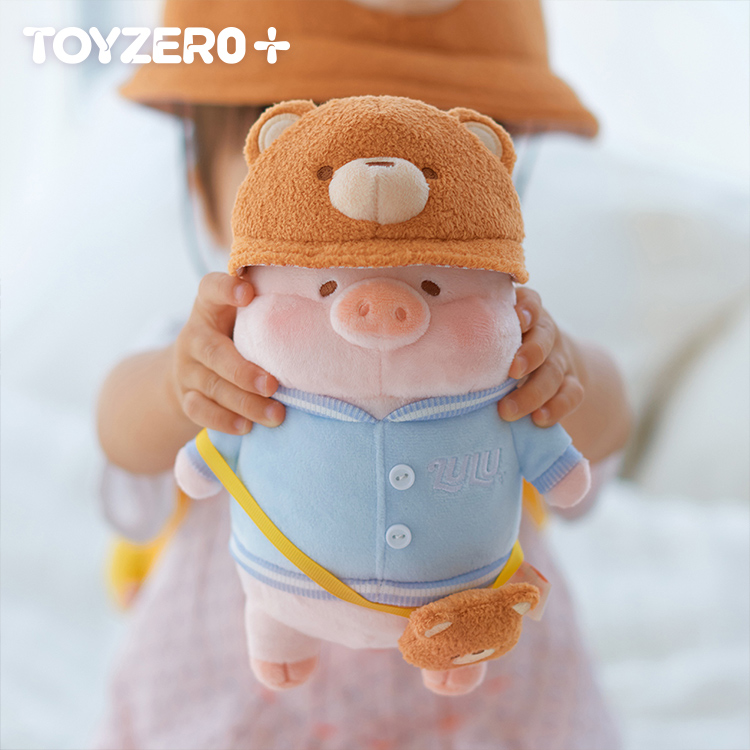 TOYZEROPLUS罐头猪LuLu旅行系列周边装饰可爱柔软呆萌毛绒玩偶