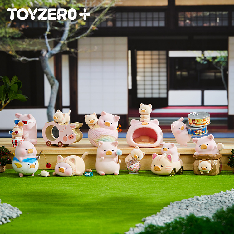 TOYZEROPLUS罐头猪LuLu-猪咪的日常经典盲盒【代拆】