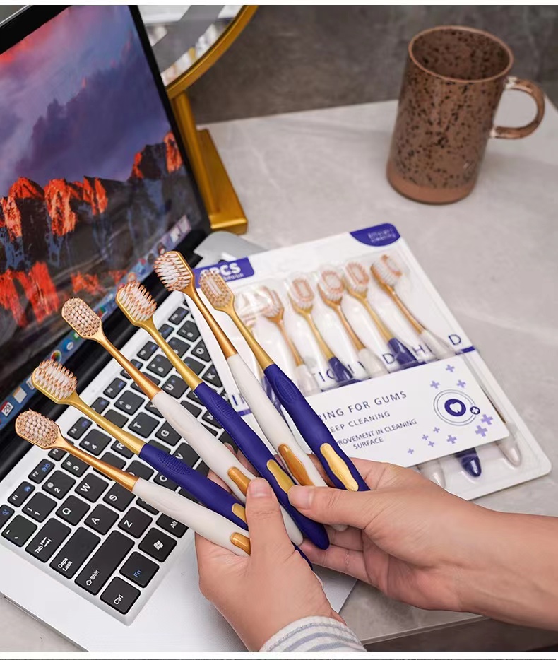 【包邮】家居6支牙刷宽头【勿中差评有问题联系客服】