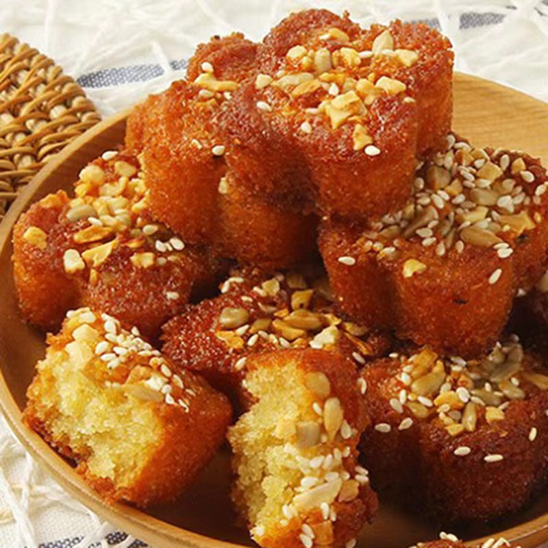 中江八宝油糕450g/礼盒 真空包装传统美食办公室零食四川特产包邮