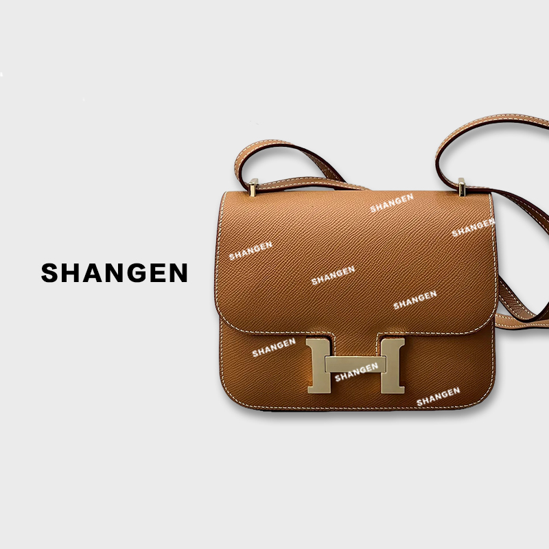 【尚恩CC】XKY-6820-棕色-RAIN.CUN轻奢小众时尚女士包19*7*13