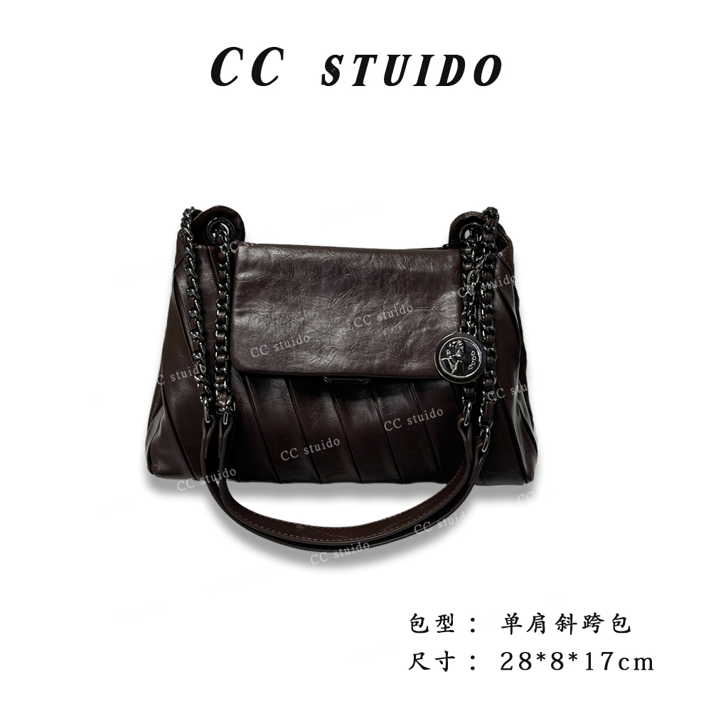 【尚恩CC】ZT-D7035-塞诺咖-轻奢时尚简约百搭女士新款单肩包