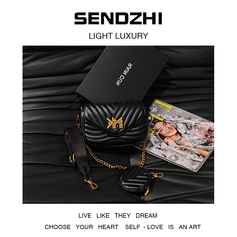 【CC好物甄选】9337-黑色轻奢小众设计感时尚百搭女士包链接