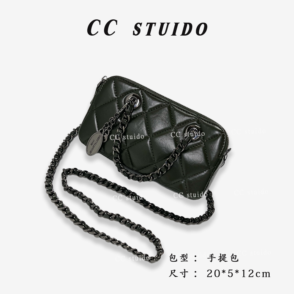 【尚恩CC】ZT-D7063-原野绿-轻奢时尚简约百搭女士新款手提包