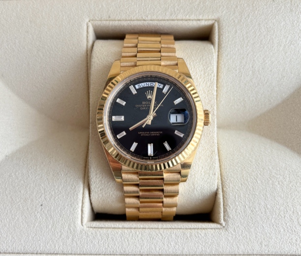 99新 Rolex/劳力士 228238黑冰糖 23年全套 颜值非常高