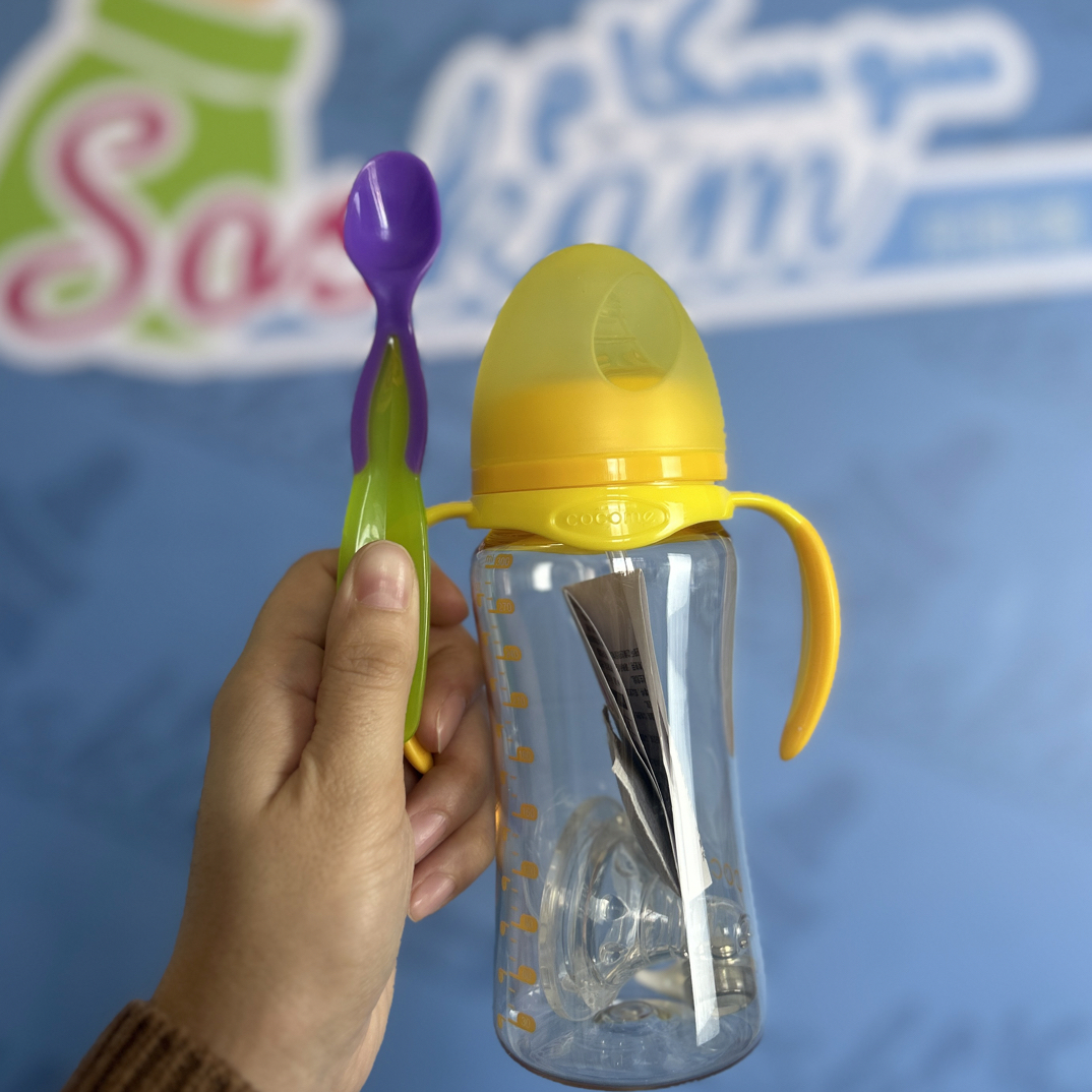 可可萌奶瓶防胀气防摔防呛防漏宝宝仿母乳奶瓶