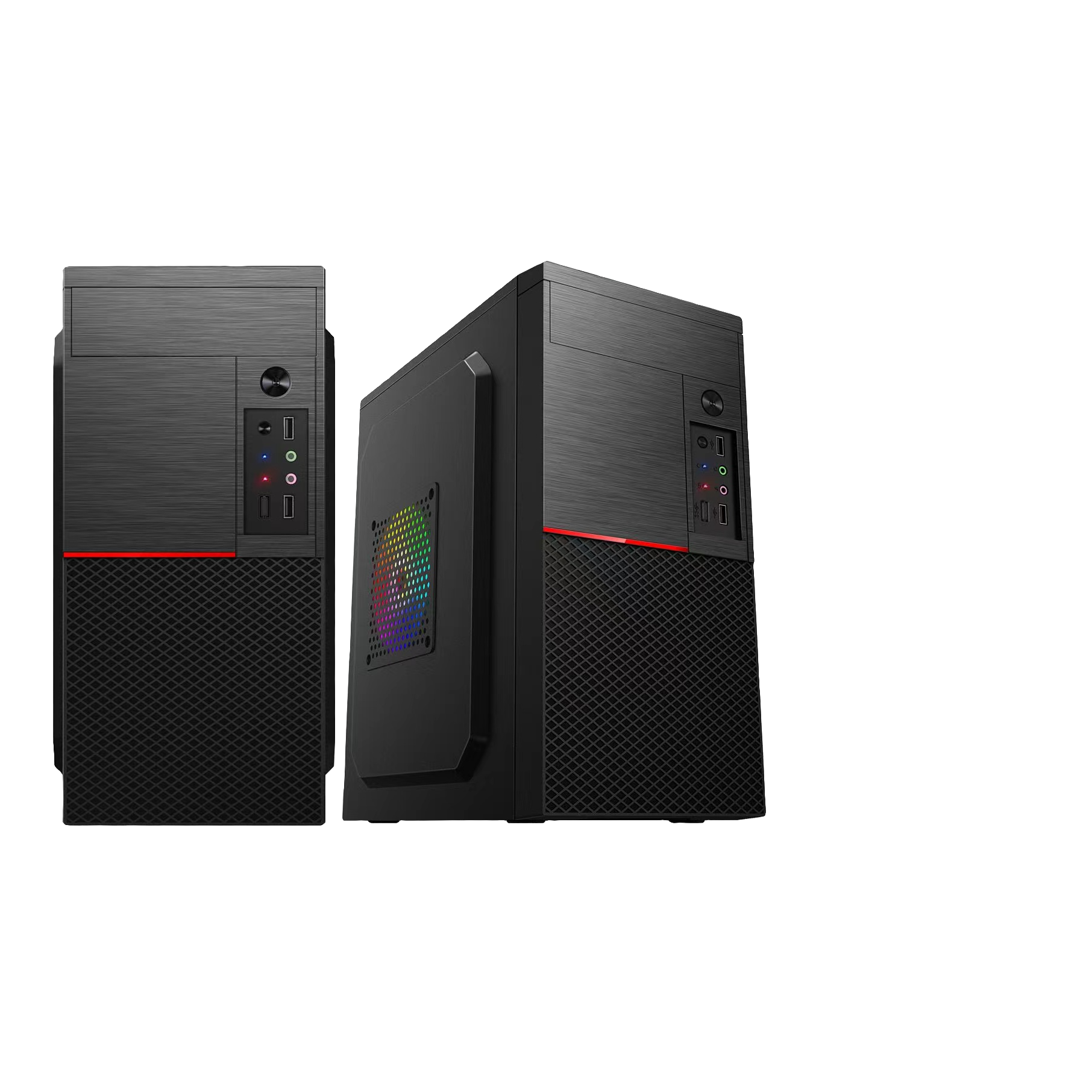 微星H610M-E G5905双核 内存8G 固态256G 商务办公客服台式电脑