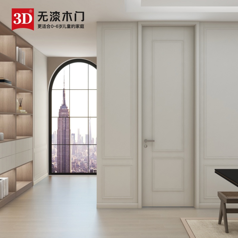 3D无漆木门D-912单品木质室内实木工艺环保家居3D品牌绿色健康