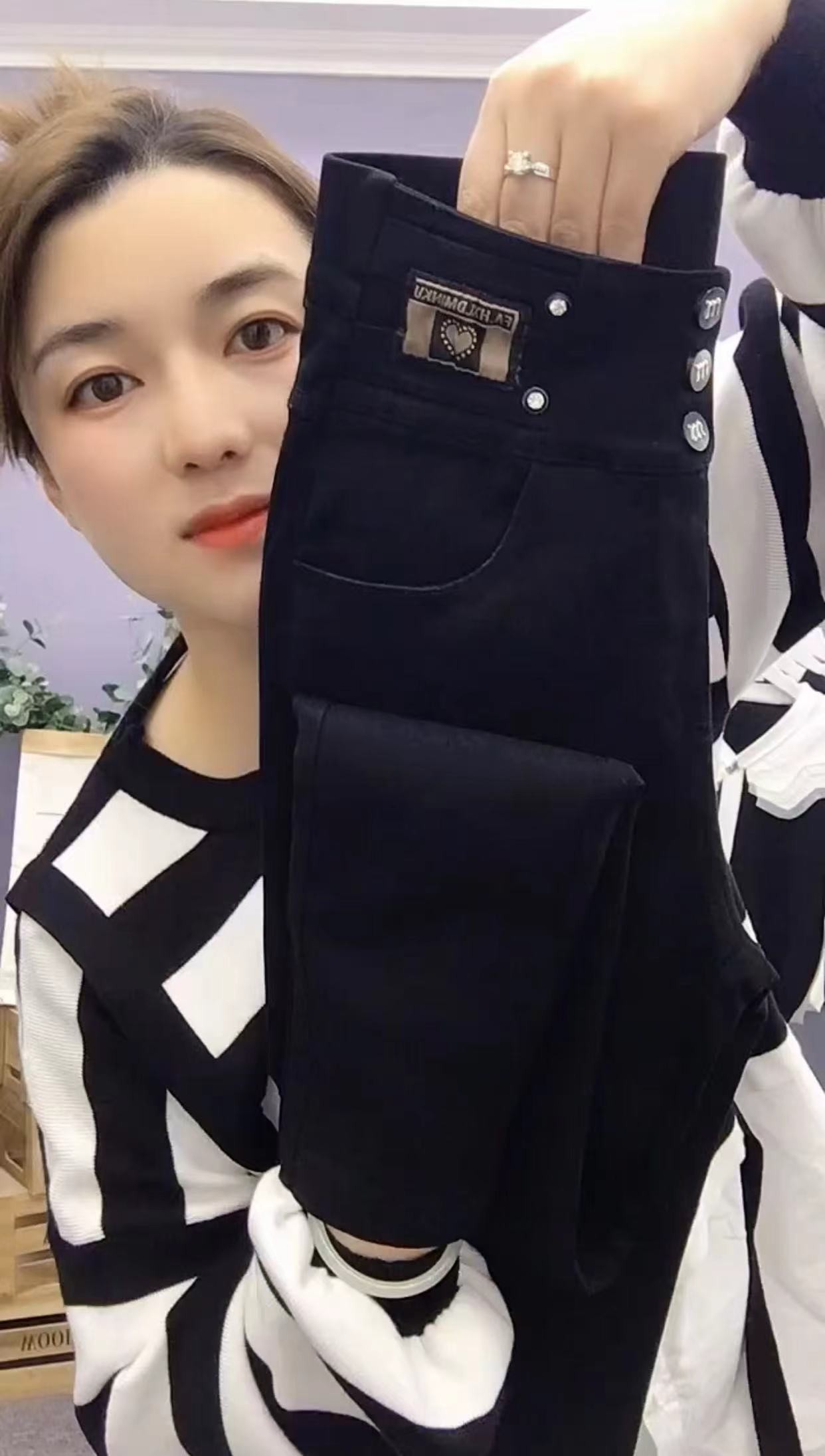 8651款韩国棉小脚裤