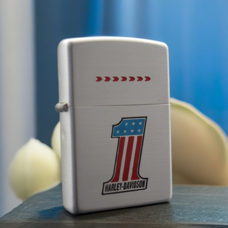 ZIPPO/之宝打火机XF 常规镀银哈雷1号 DY9902CY