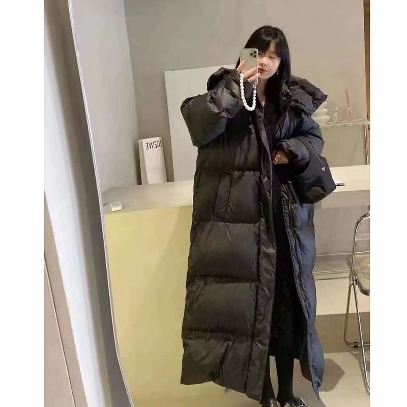 羽绒服【大促】大被子羽绒服女长款加厚过膝网红小众设计羽绒服女