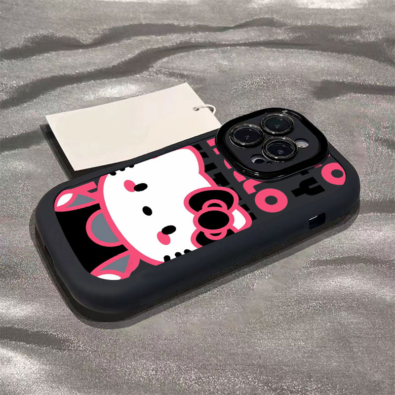 卡通凯蒂猫适用苹果15promax手机壳iphone14全包13/12/11/x高级感
