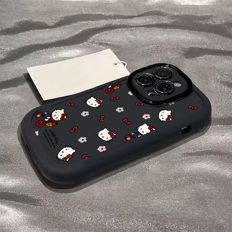 可爱凯蒂猫适用苹果15promax手机壳iphone14全包13/12/11/x高级感