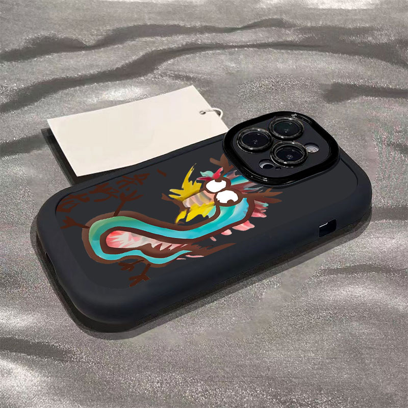 一条好龙适用苹果15promax手机壳iphone14全包13/12/11/x高级感