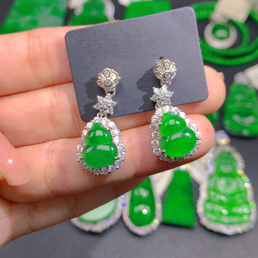 翡翠颈饰银S925镶嵌1111111111111