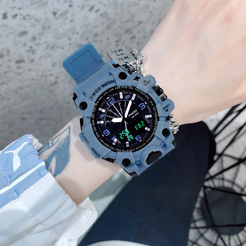 【小扬哥 优选】50米游泳夜光防水学生手表男初高中生韩版潮流运动