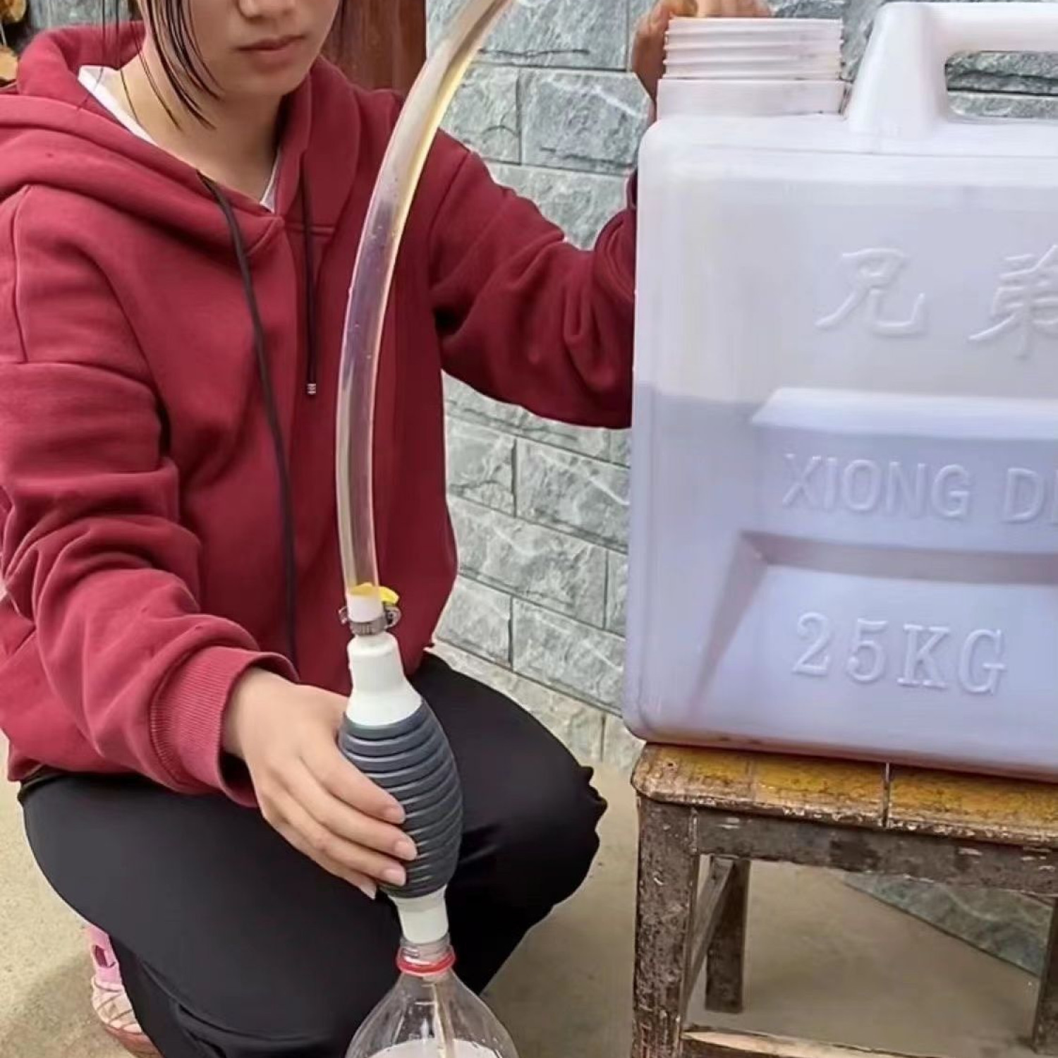 手动抽油器抽水抽油抽酒汽柴油摩托车尿素抽水神器流量阀菜籽水管