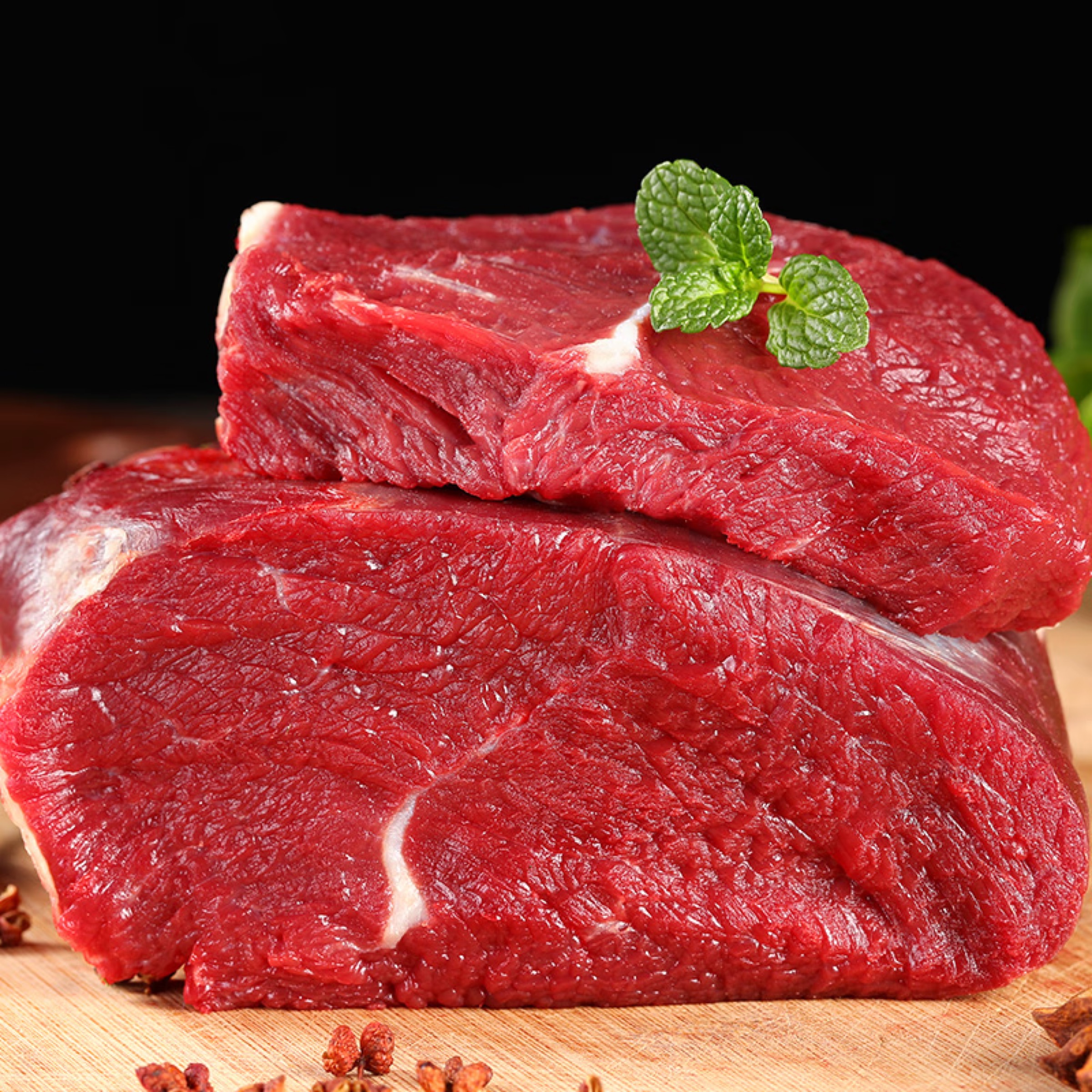 新鲜黄牛肉新鲜后腿肉