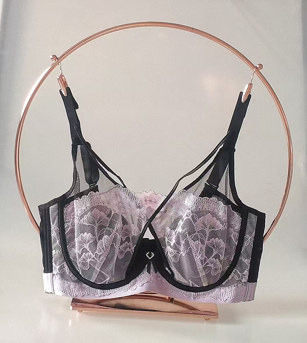 风情月亮FQ3306吊带背心文胸舒适蕾丝美背透气无钢圈