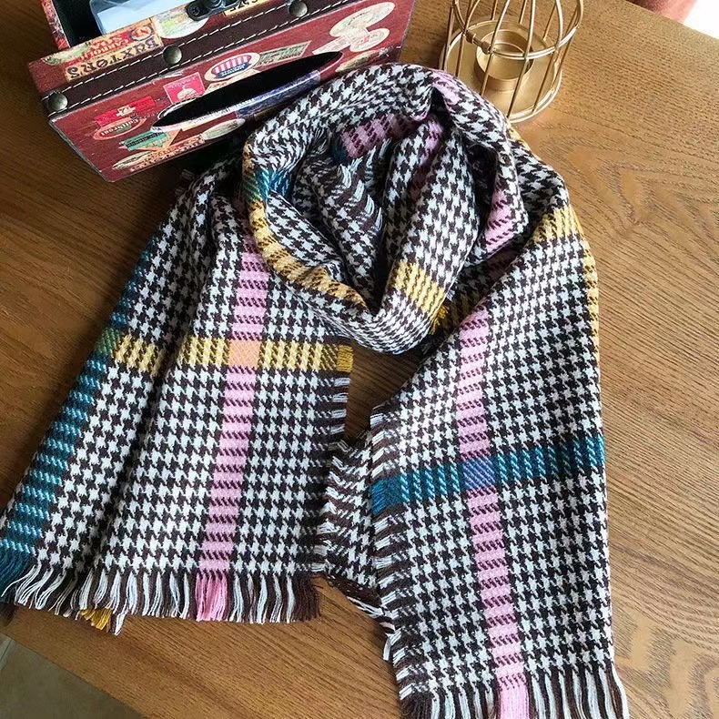  大款格子围巾围脖11.17