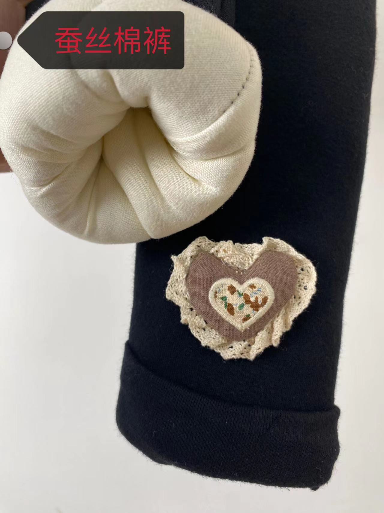 断码清【蚕丝棉裤】儿童加绒加厚打底裤冬季款外穿宝宝保暖婴儿