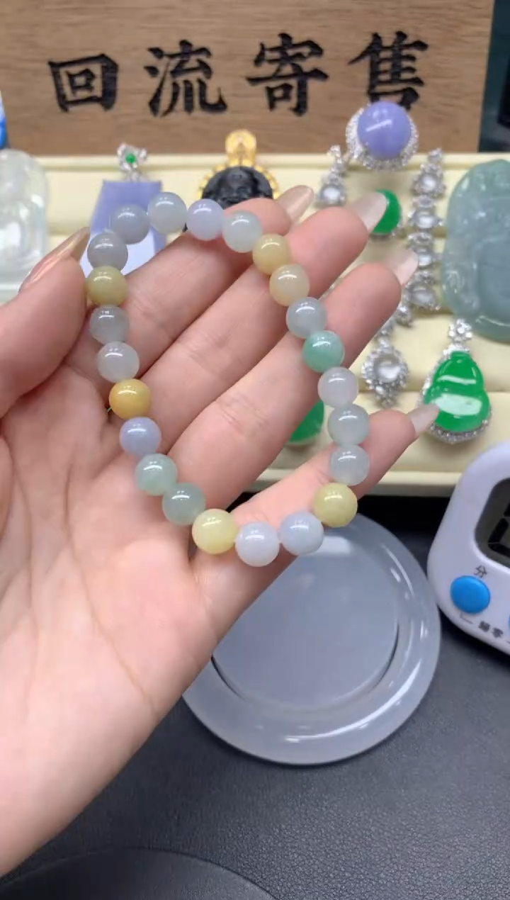 【闪购商品】翡翠手串未镶嵌14-多人