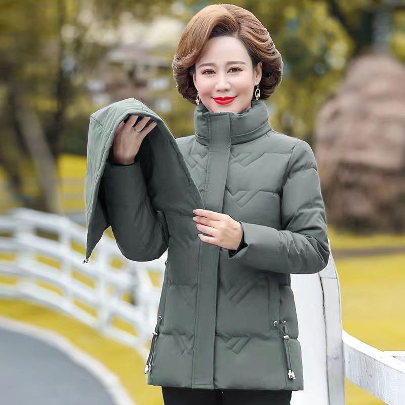 波司澄羽绒服【可脱卸帽】冬季中老年羽绒短款女时尚减龄加肥加大
