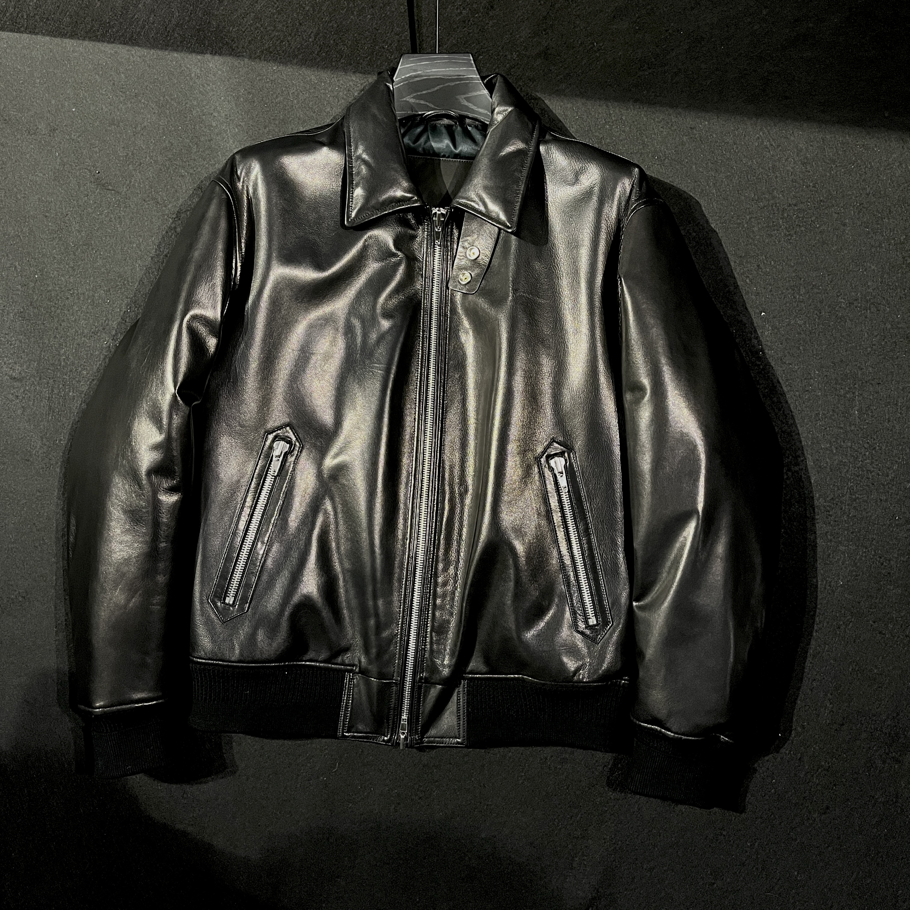 【ALRIGHT定制】”Scot暖阳“800蓬白鹅绒山羊皮#38003老钱鹅绒服男