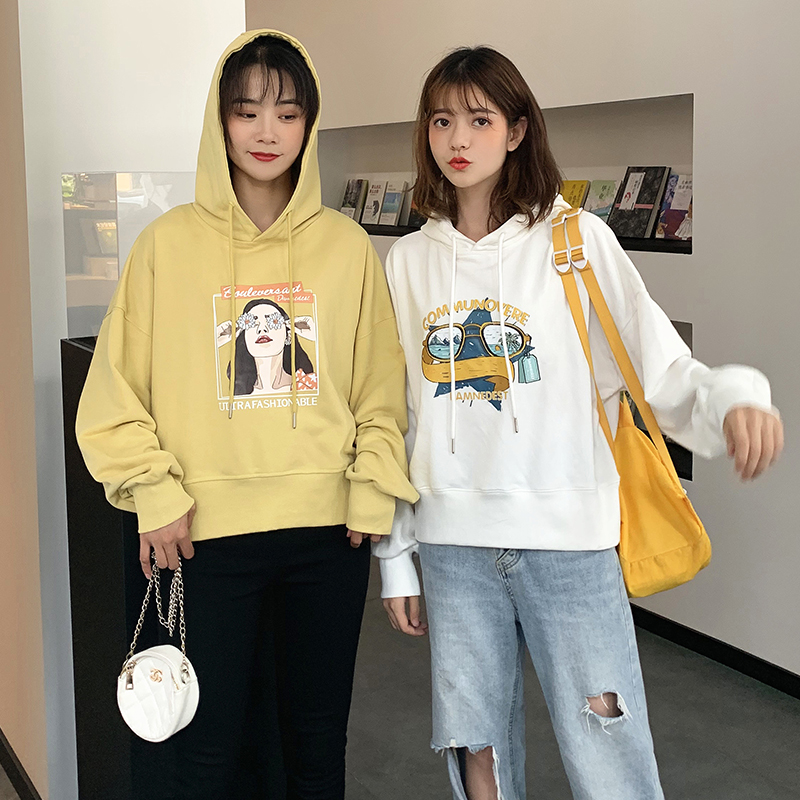 短款卫衣春秋款时尚洋气