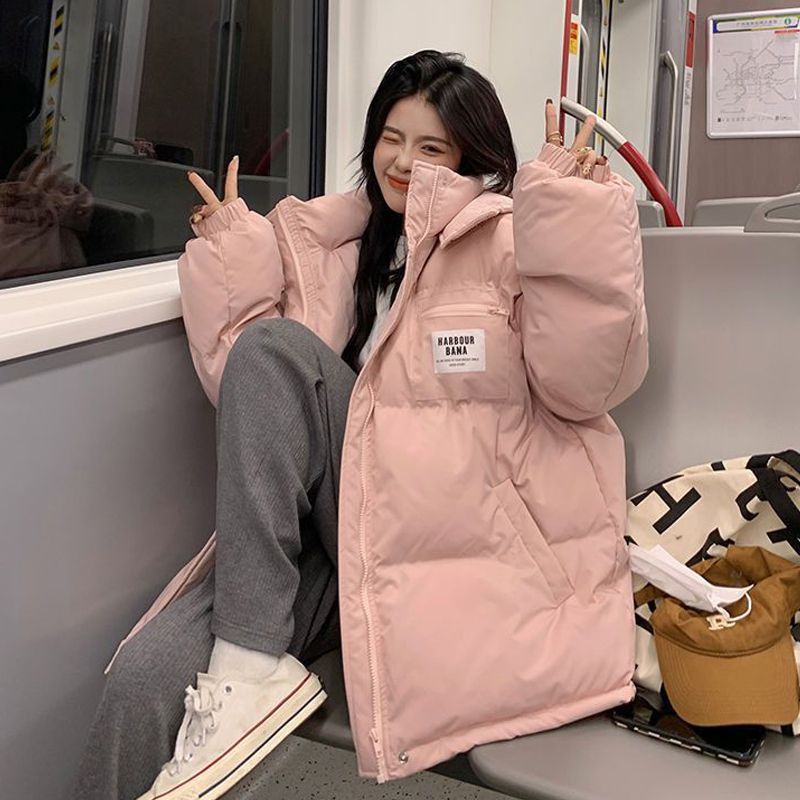 波司断码高中学生羽绒羽绒服女韩版宽松小个子初中生可爱少女加厚